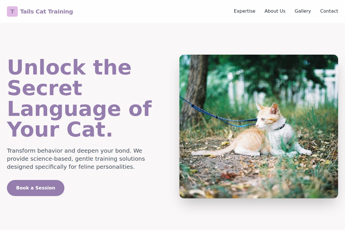 Tails Cat Training